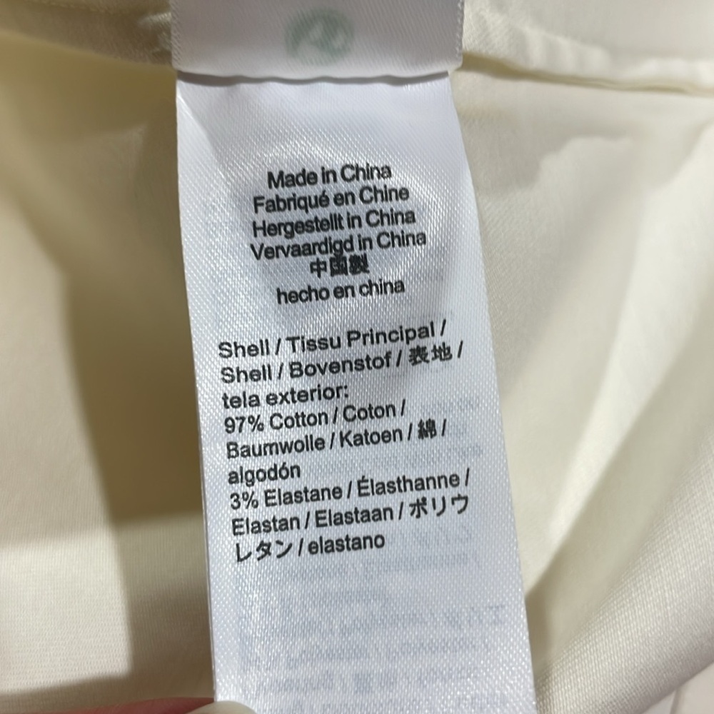 NWT J. Crew Collection Cream Cutout puff-sleeve dress in cotton twill - Picture 10 of 10